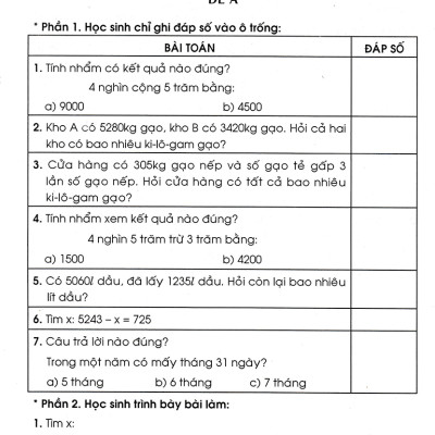 Vở Ôn Luyện Cuối Tuần Toán 3 Tập 2 (Dùng Chung Cho Các Bộ SGK Hiện Hành) _HA