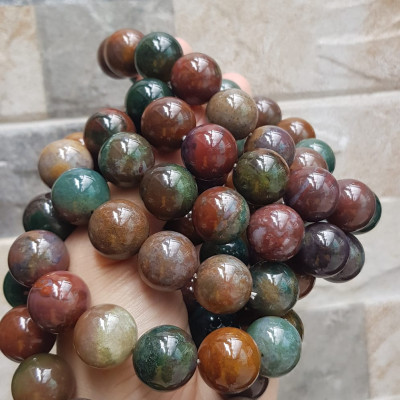 Vòng Tay Nam đá Casidon tự nhiên Màu mới 16mm 13 hạt đúng Cung Sanh bóng rất đẹp đa sắc màu đẹp lạ mới sang rẻ đẹp Hợp Nam tất cả các mệnh đeo mệnh Thổ, mệnh Kim, mệnh Thủy và mệnh Mộc đeo tốt may mắn đẹp sang tay ạ