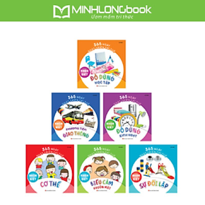 Sách - 365 Ngày Phát Triển Trí Tuệ: Nhận Biết ( Bộ 6 Cuốn )
