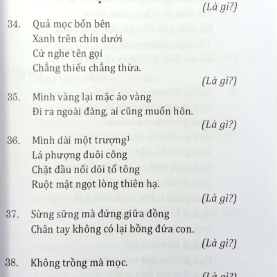 Câu Đố Luyện Trí Thông Minh - Cây, Rau, Củ, Quả