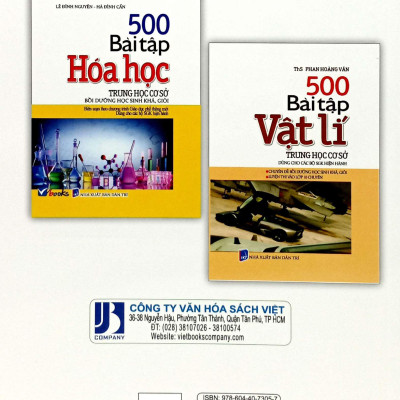 Sách - 500 Bài Tập Hóa Học Trung Học Cơ Sở (Dùng Cho Các Bộ SGK Hiện Hành)