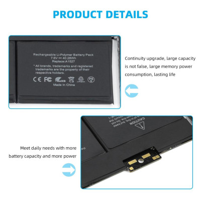 Pin Tương Thích Cho The New Macbook 12 Inch A1534 2016-2017 TEEEMO PC Hàng Nhập Khẩu New Seal TEBAT3301