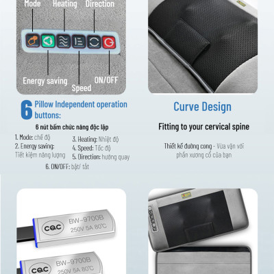 Đệm Massage Toàn Thân aYosun PL - T600 