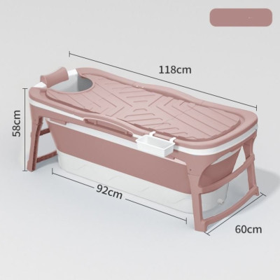 Bồn tắm gấp gọn bằng silicon cao cấp -bồn tắm cho cả gia đình 1m18-hàng chính hãng