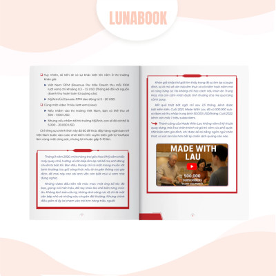 Combo 2 cuốn sách: Kinh nghiệm thực chiến kiếm tiền xuyên biên giới từ Youtube và Video ngắn livestream "khác biệt"