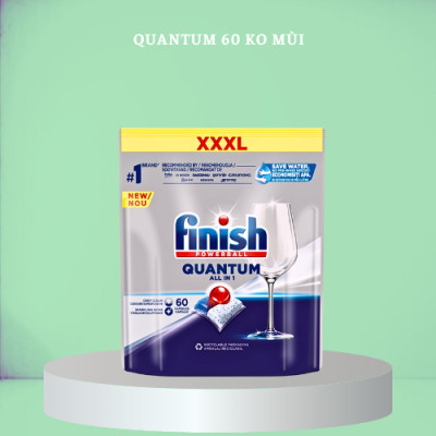 Viên rửa bát Finish Quantum 60 viên hương thường