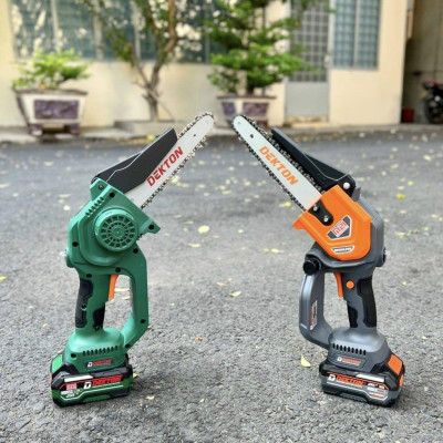 COMBO Máy cưa xích dùng pin 21V Dekton M21-CS08BLC KÈM PIN M21-B6A8C VÀ SẠC M21-S25A  -HÀNG CHÍNH HÃNG