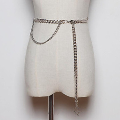 Dây nịt thắt lưng nam nữ dạng xích bản to ấn tượng