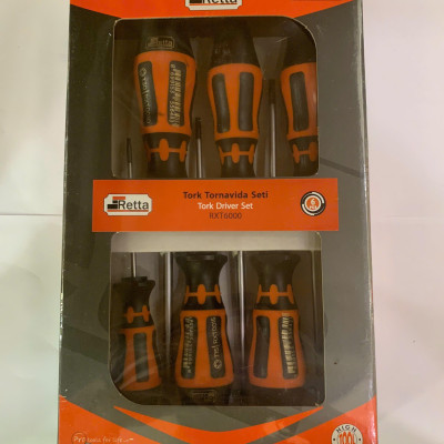 Bộ tua vít đầu sao 6 chi tiết chuyên nghiệp Retta RXT6000 Thổ Nhĩ Kỳ
