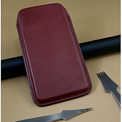 Bao da rút không dây Ép phom cho 12 pro max da bò may thủ công - hàng chính hãng