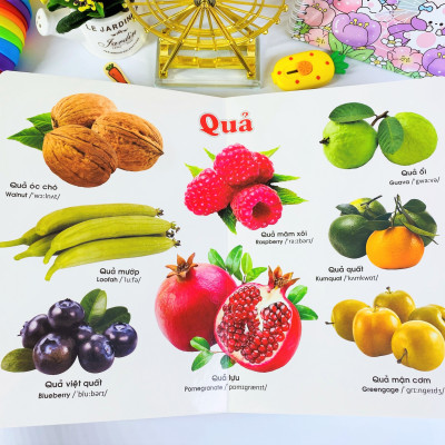 Sách - Từ điển bằng tranh Rau Củ Quả(135)- ndbooks