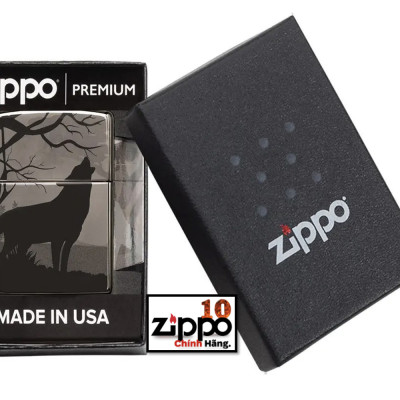 Bật lửa Zippo 49188 Wolves Design - Chính hãng 100%