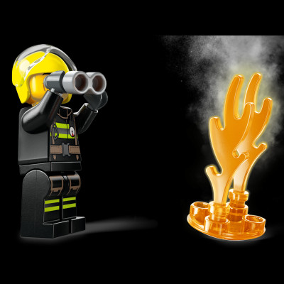 Đồ Chơi Lắp Ráp Trực Thăng Cứu Hỏa - Fire Rescue Helicopter - Lego City 60411 (85 Mảnh Ghép)