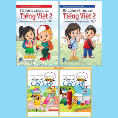 Sách - Bộ Sách Bồi Dưỡng Và Nâng Cao Tiếng Việt 2 - Theo Chương Trình GDPT Mới - Tập 1 + Tập 2 (Bộ 2 Cuốn) - Tặng Kèm Sách Luyện Viết Chữ Đẹp Lớp 2 - Tập 1 + Tập 2