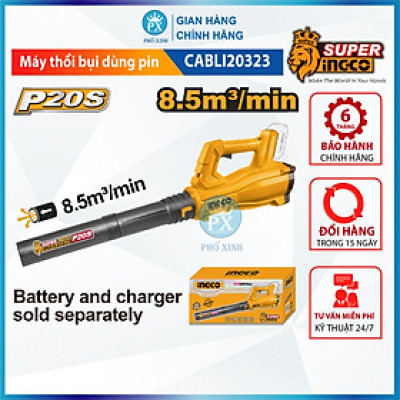 Máy thổi bụi dùng pin Lithium 20V CABLI20323 chưa bao gồm Pin và Sạc