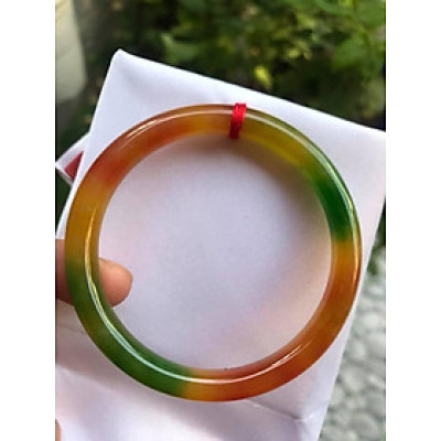 VÒNG MỚI ĐÁ CẨM THẠCH TỨ QUÝ NI 53  MÀU TƯƠI ĐỀU VÒNG BÓNG ĐẸP NỮ TẤT CẢ CÁC MỆNH ĐEO  CÂN NẶNG TẦM 52KG ĐẾN 65KG