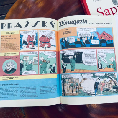 ComboSAPIENS - LƯỢC SỬ LOÀI NGƯỜI BẰNG TRANH Tập 1 và Tập 2