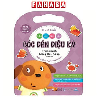 Sách - Thông Minh Toàn Diện - Bóc Dán Diệu Kỳ - 0-3 Tuổi - Thông Minh Tương Tác-Xã Hội