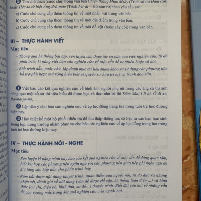 Bài Tập Phát triển Năng Lực Ngữ Văn 10 Tập hai