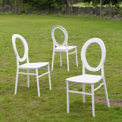 Ghế ăn phong cách Châu Âu màu trắng