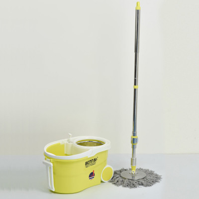 Bộ lau nhà cán Inox 304 Bennix Thái Lan BN-555WA xoay 360 có bánh xe lớn, bảo hành 12 tháng