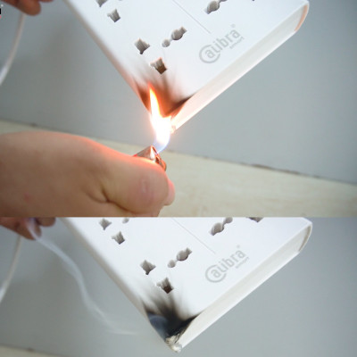 Ổ cắm điện  Calibra 6 Ổ 1 Công Tắc 4000W CSU-6K1A, An toàn, siêu chịu tải / Hàng chính hãng