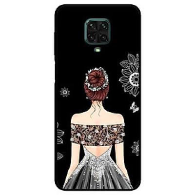 Ốp lưng dành cho Xiaomi Redmi 9s - 9 Pro - 9 Promax mẫu Cô Gái Váy Xám