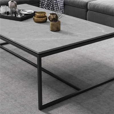 Bàn trà sofa phủ melamin vân đá sang trọng thương hiệu IGA - GM150