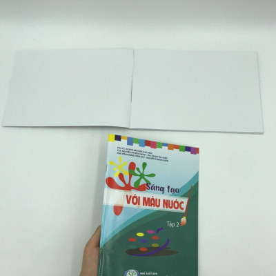 Combo Sáng Tạo Với Màu Nước Và Giấy Thực Hành Sáng Tạo Với Màu Nước (Tập 2)