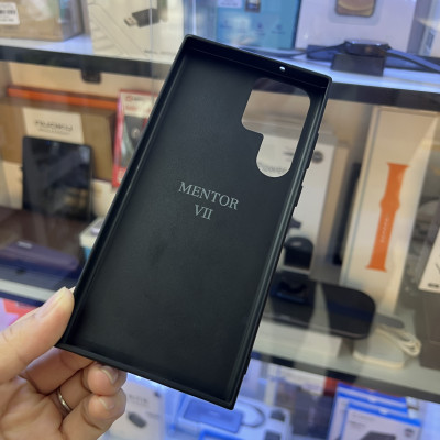 Ốp lưng da dành cho Galaxy samsung S23 Ultra Mentor có nhét thẻ- hàng chính hãng
