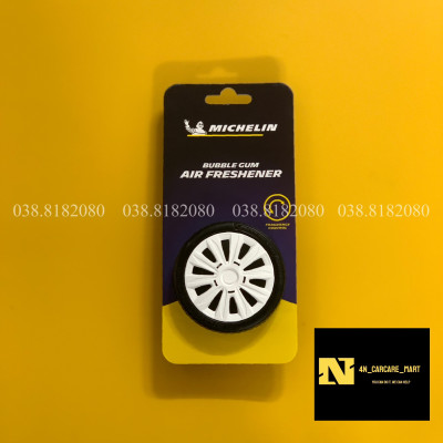 Sáp Thơm Ô Tô MICHELIN Khử Mùi Xe Hơi Cao Cấp - Michelin Organic Can Air Freshener (Hàng Chính Hãng) mùi hương bubble gum