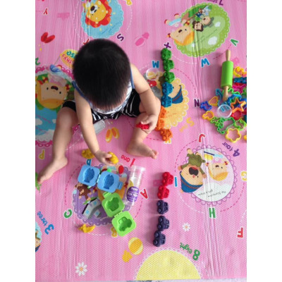 Khuôn 3D trái tim chơi bột nặn đất nặn an toàn