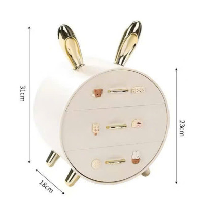 Kệ Đựng Mỹ Phẩm Để Bàn – Tủ Trang Điểm Mini – Hộp Lưu Trữ Nước Hoa & Đồ Make Up - HÀNG CHÍNH HÃNG MINIIN