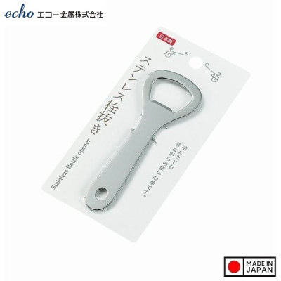 Dụng cụ mở bia, nước ngọt bằng thép Echo 110mm - Hàng nội địa Nhật Bản nhập khẩu chính hãng