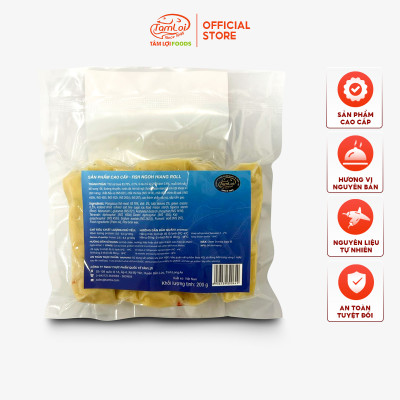 Tàu hủ ky cuộn cá hành ớt Tâm Lợi, loại cao cấp - Đảm bảo sức khoẻ - Giao nhanh trong 3h - 200 gram