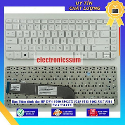 Bàn Phím dùng cho HP DV4-5000 5302TX 5215 5213 5102 5317 5316 5314 5314TX - Hàng Nhập Khẩu New Seal
