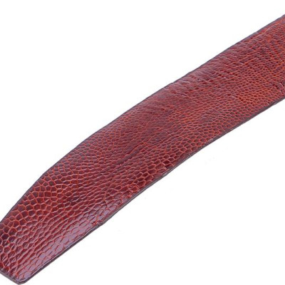 Thắt Lưng Nam Da Đà Điểu Bản Lớn Huy Hoàng HT4420 - Nâu Đỏ