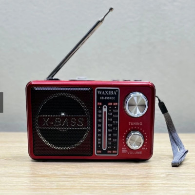 Máy Nghe Nhạc Kiêm Đài Radio Waxiba XB-895REC Tích Hợp Đèn Pin Hỗ Trợ Thẻ Nhớ, USB ( Hàng chính Hãng )