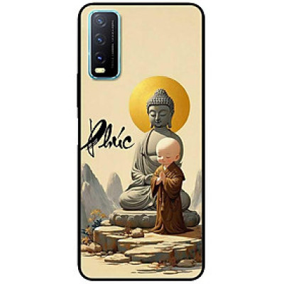 Ốp lưng cho Vivo Y12s - Y20 - Y20s - Y21 - Y21s - Y33 - Y33T - Chú Tiểu Phúc Nâu - Hàng Chính Hãng