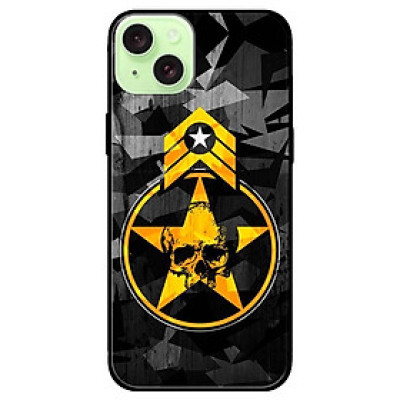Ốp lưng dành cho Iphone 15 - Iphone 15 Plus - Iphone 15 Pro - Iphone 15 Pro Max - Vòng Tròn Sao Vàng - Hàng Chính Hãng
