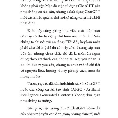 Sách - Thời Đại AI - Làm Thế Nào Để ChatGPT Hiệu Quả