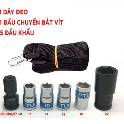 Máy siết bulong Không chổi than RAKUTEN 199V tặng đầu chuyển thành máy bắn tôn.máy bắt vít