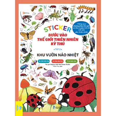 Sách - Combo 5 cuốn Sticker Bước Vào Thế Giới Thiên Nhiên Kỳ Thú Tập 2 - ndbooks