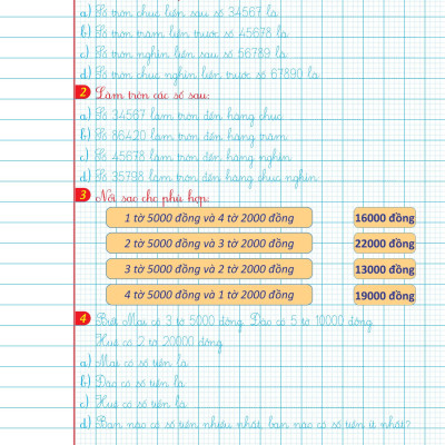 Sách - Vở Ô Li Bài Tập Toán Lớp 4 - Quyển 1
