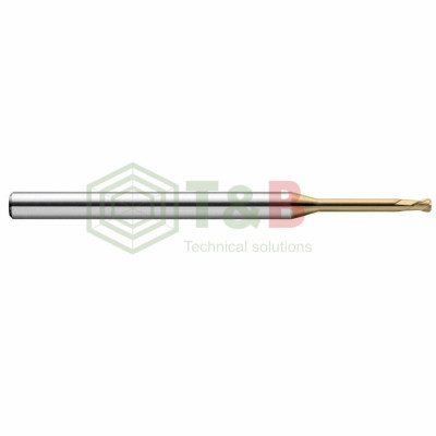 Dao Phay Bo Góc R 2 Me Cổ Dài D2 x R0.2x8x50L Union Tools Model HLRS2020-02-080,Dao phay ngón gia công sau nhiệt