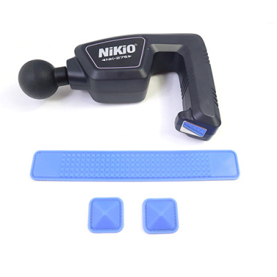 Máy (Súng) Massage Toàn Thân Nikio NK-275 - 6 Đầu + 1 Dây Đai Mát Xa Thay Thế, Tích Hợp Nhiệt Sưởi Ấm Giãn Cơ, Làm Dịu Cơn Đau Nhức Cơ Bắp Nhanh, Công Nghệ Mát Xa Mới