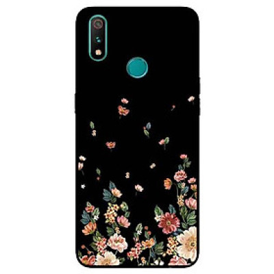 Ốp Lưng in cho Realme 3 Mẫu Hoa Ngũ Sắc - Hàng Chính Hãng