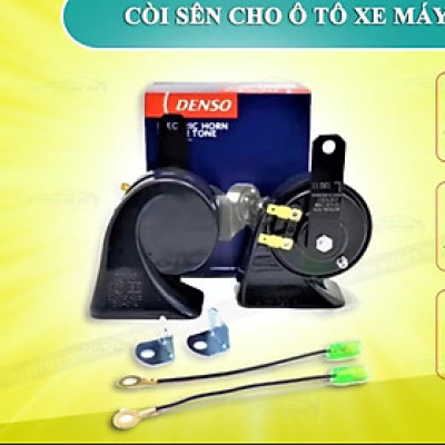 BỘ 2 CÒI SÊN KÊU CỰC TO HAY LẮP XE MÁY ÔTÔ MẪU MỚI CHẤT LƯỢNG 