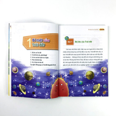 Sách: Thư Viện Tri Thức Dành Cho Học Sinh - Những Điều Kỳ Thú Về Trái Đất - TSTN