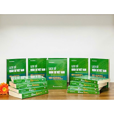 Bộ Sách Lịch Sử Quân Sự Việt Nam, (Trọn bộ 14 cuốn, Tái bản năm 2024) - Bìa mềm